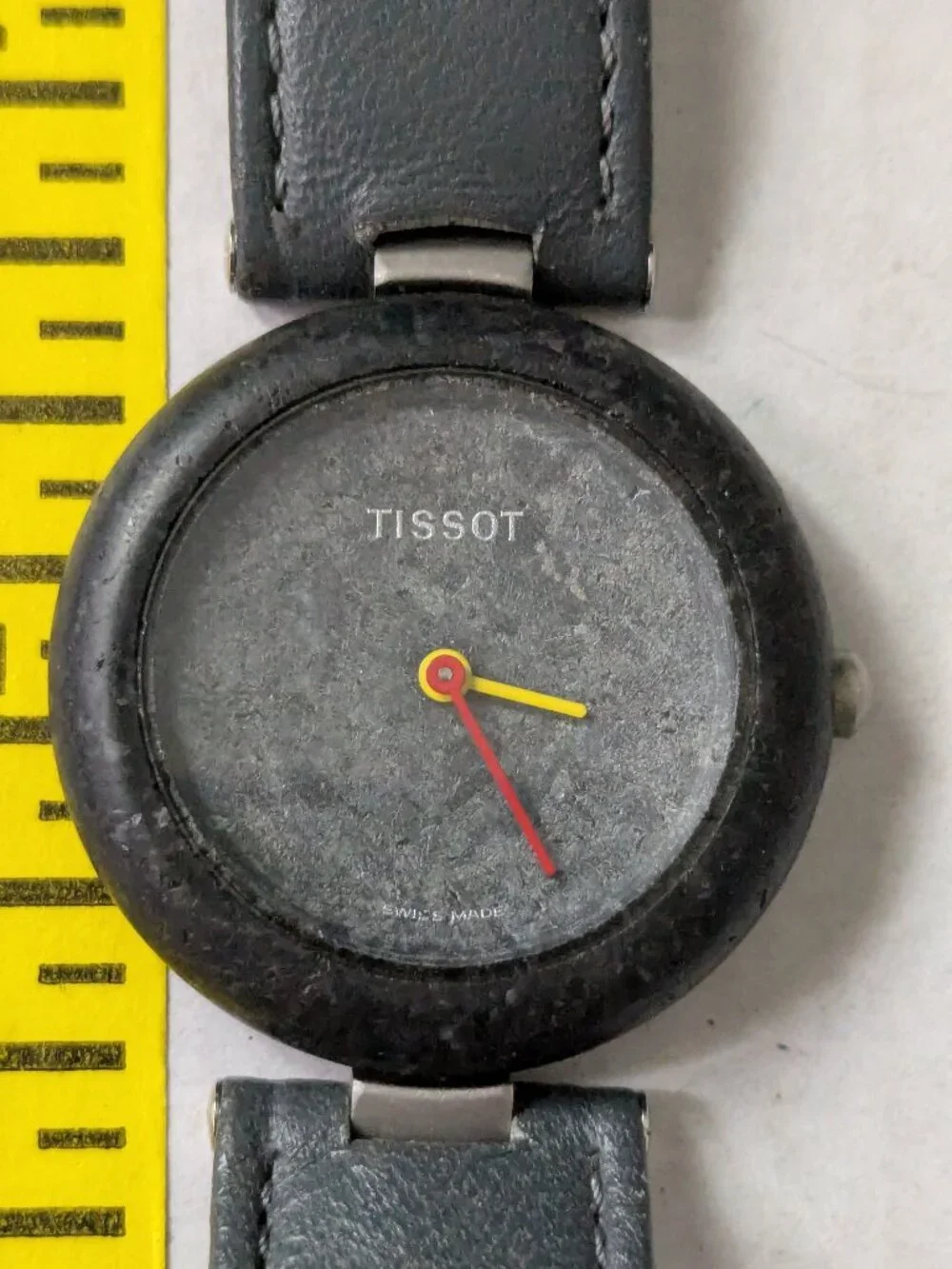 Rare Vintage TISSOT Swiss Made Granite Genuine Rock Wristwatch